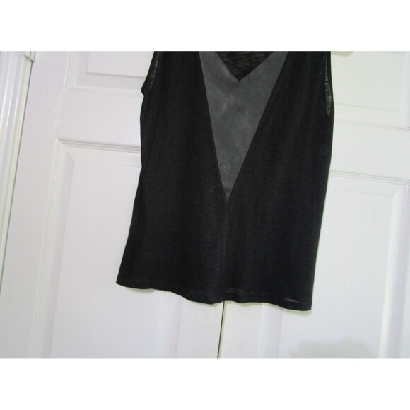 Cha Cha Vents Womens Tank Top Blouse Size S Black - Picture 3 of 11